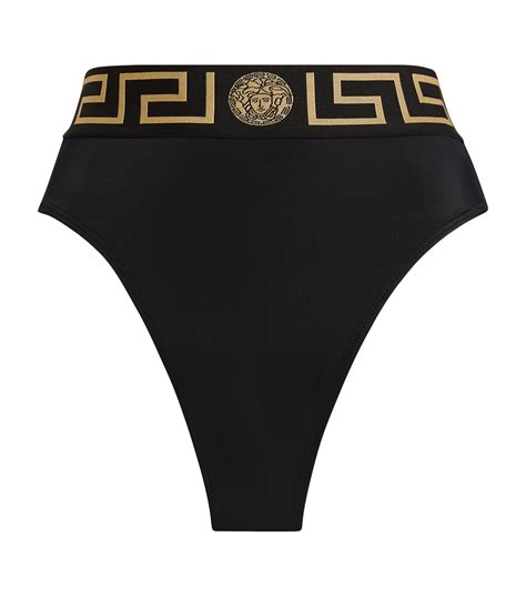 versace one piece swimsuit sale|Versace high waist bikini bottom.